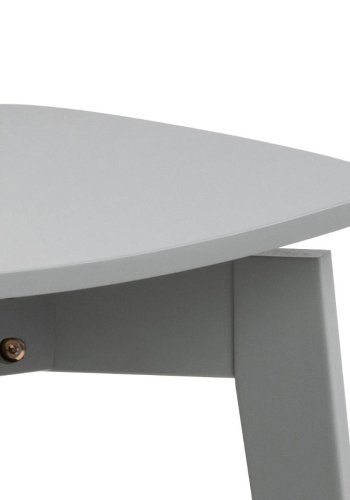 ACT NORDIC Roxby Esszimmerstuhl - hellgraues MDF und hellgraues Gummibaumholz