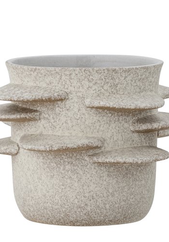 BLOOMINGVILLE Herold potteskjuler, natur, steinty, D20,5xH15 cm