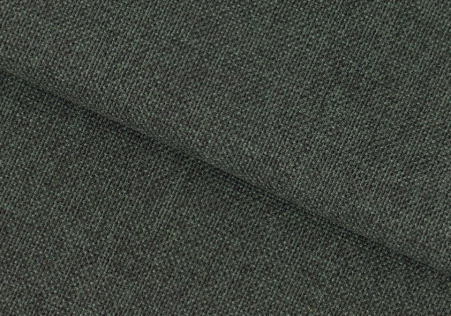 ACT NORDIC Malling bddsoffa, med utdragbar sng och 2 kuddar - grnt tyg och svart stl