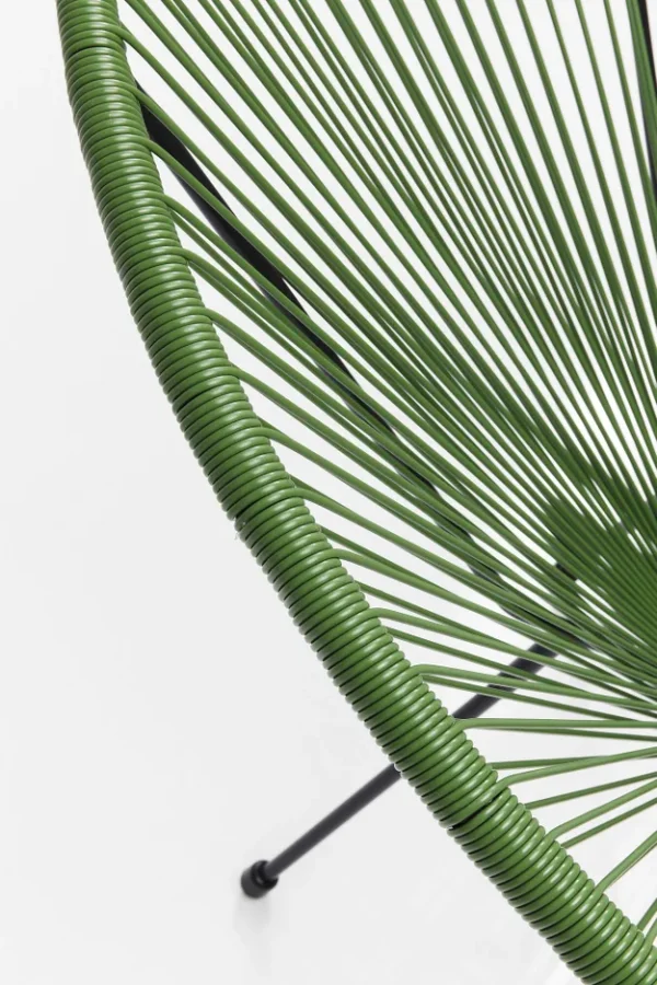 KARE DESIGN Acapulco Green lnestol/havestol - grn polyethylen og stl