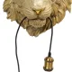 KARE DESIGN Animal Tiger Head vglampe - guld polyresin og aluminium
