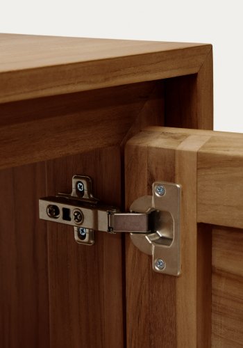 KAVE HOME Kenta badrumsm�bel i massiv teak med valn�tsfinish, 60 x 45 cm