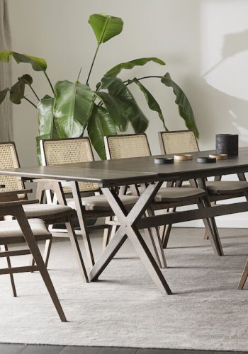 ROWICO Calverton tillægsplade, rektangulær - brun egefiner og eg (45x95)