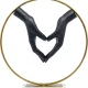 KARE DESIGN Elements Heart Hand figur - polyresin, stl og marmor (H:62cm)
