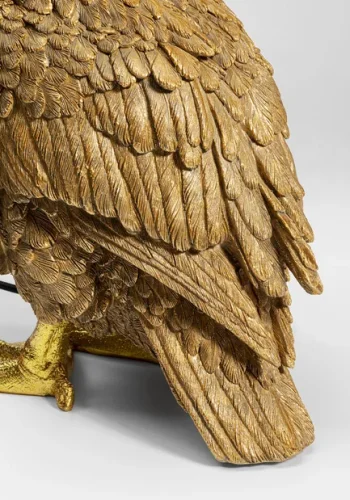 KARE DESIGN Animal Duck bordslampa - svart bomull och guld polyresin