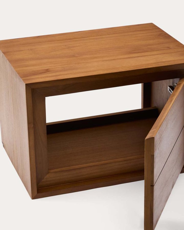 KAVE HOME Kenta badrumsm�bel i massiv teak med valn�tsfinish, 60 x 45 cm