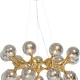 KARE DESIGN Atomic Balls loftlampe - slv glas og messing stl