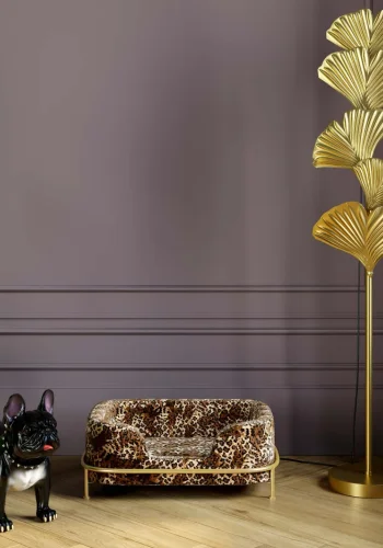 KARE DESIGN Diva Leo hundekurv - multifarvet fljl polyester og stl