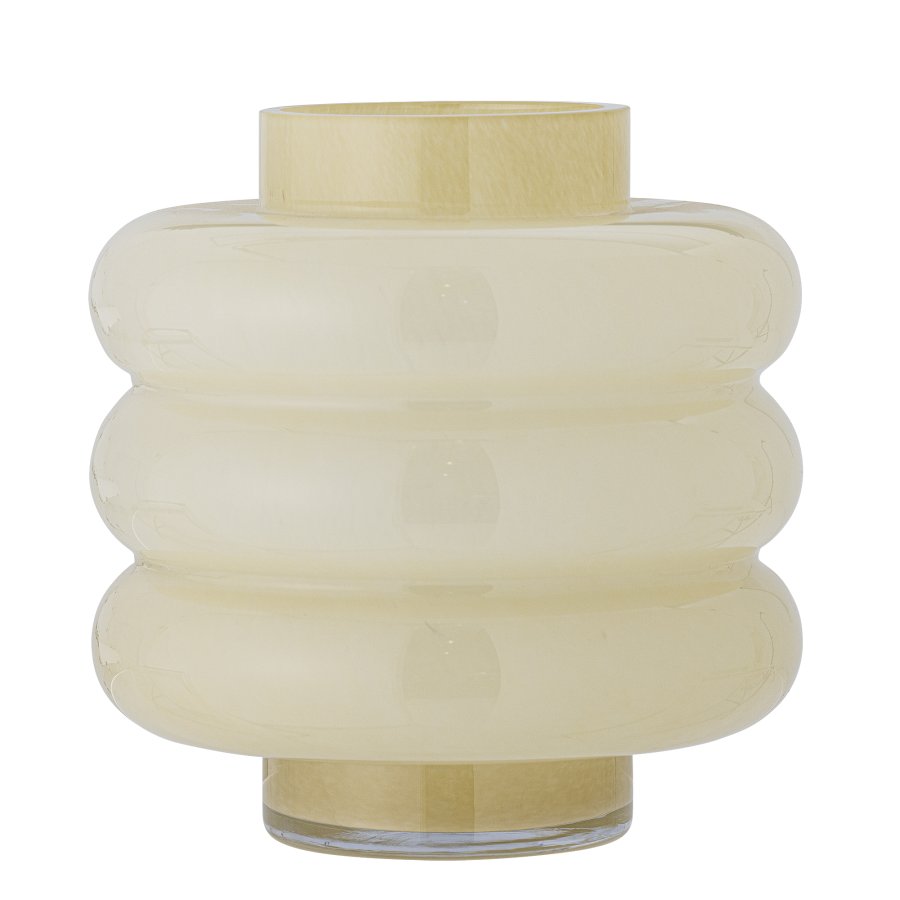 BLOOMINGVILLE Sahara-vase, gul, glass