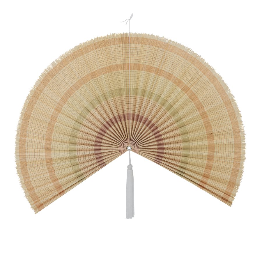 BLOOMINGVILLE Jaime Veggdekorasjon, Gul, Bambus