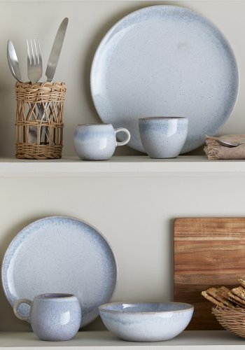 BLOOMINGVILLE Paula Espressotasse, Blau, Steingut