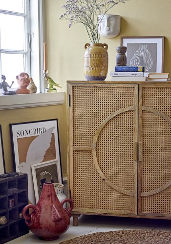 BLOOMINGVILLE Tarun dekorativ vase - brunt steinty (H:35,5)