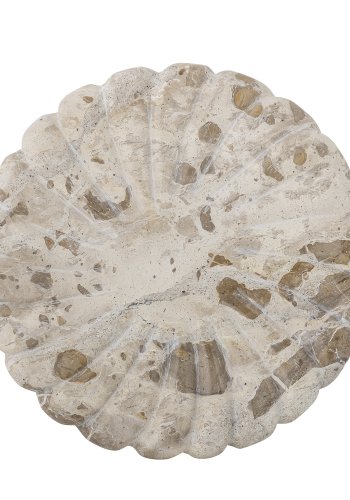 BLOOMINGVILLE Marlie Schale, Natur, Marmor (T22,5xH2,5 cm)