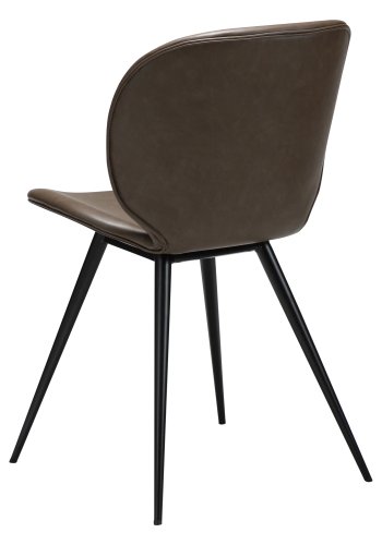 DANFORM Cloud spisebordsstol - Major brun kunstlder og sort stl