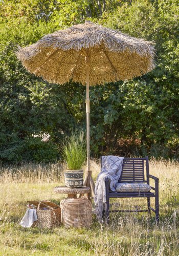 BLOOMINGVILLE Camo sidebord, naturlig, vannhyasint, D47xH47 cm