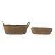 BLOOMINGVILLE Somma Korb – braunes Rattan (2er-Set)