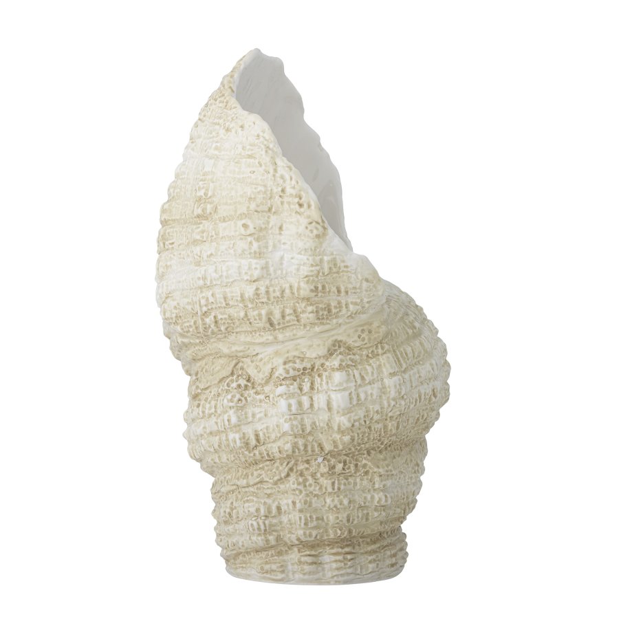 BLOOMINGVILLE Nano-Muschelvase – Polyresin (H:30)