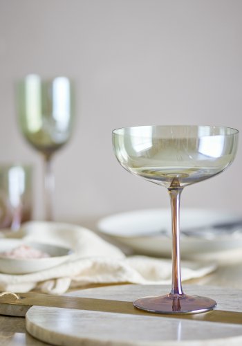 BLOOMINGVILLE Aston Cocktailglas, Bronze, Glas (D12xH17 cm, 4er Set)