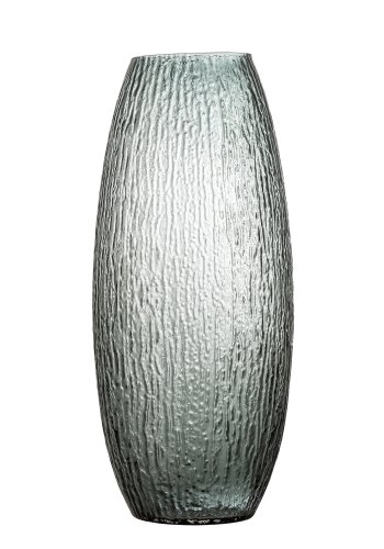 BLOOMINGVILLE Brock Vase, Grau, Glas (T22xH50 cm)