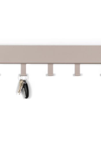 SPINDER DESIGN Dax Play 5 klesstativ, m. 5 kroker og hylle - silkeaktig taupe stl