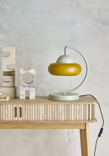 BLOOMINGVILLE Bubble Tischleuchte, Natur, Metall (L27xH34,5xB27 cm)