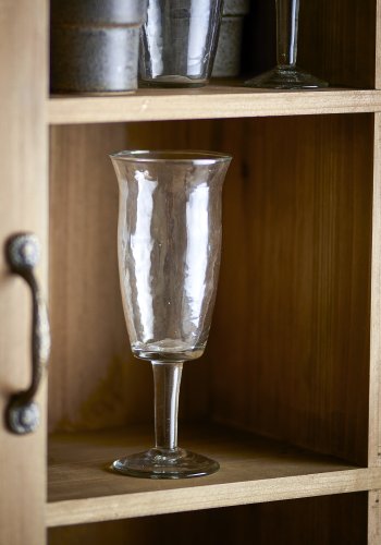 BLOOMINGVILLE Asha Weinglas, Klar, Recyclingglas (D7,5xH20 cm, 4er-Set)