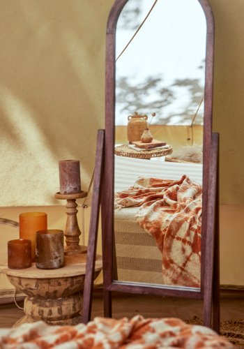 BLOOMINGVILLE Rustikale Kerze, Natur, Kerosin