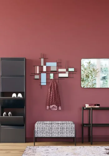 KARE DESIGN Bennet konsolbord, m. hylde - marmor og stl (120x30)