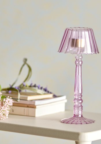 BLOOMINGVILLE Cisco telysholder, rosa, glass