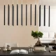 KARE DESIGN Gloria Black Ceramic spisebord, rektangulr - sort mineralmarmor og sort stl (200x100)