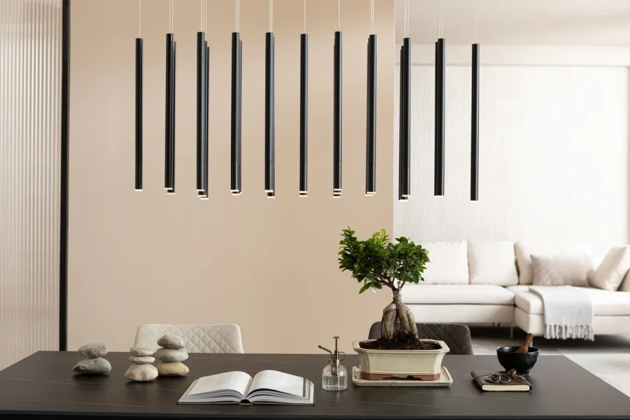 KARE DESIGN Gloria Black Ceramic spisebord, rektangulr - sort mineralmarmor og sort stl (200x100)