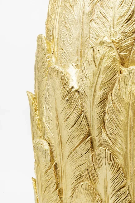 KARE DESIGN Feathers vase - guld polyresin (H:91cm)