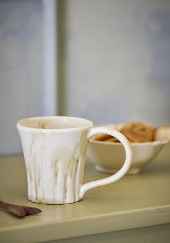 CREATIVE COLLECTION Joseph Becher, Grün, Steingut (T9xH9,5 cm, 4er-Set)