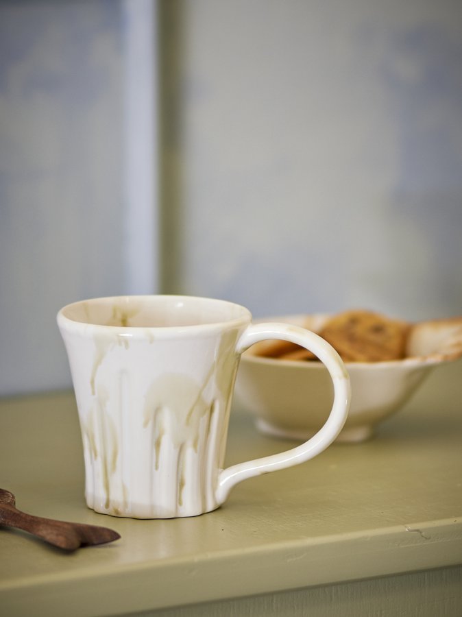 CREATIVE COLLECTION Joseph Becher, Grün, Steingut (T9xH9,5 cm, 4er-Set)