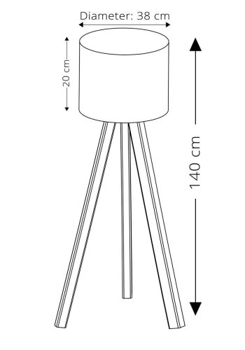 LUMI AYD gulvlampe -780SGN2424