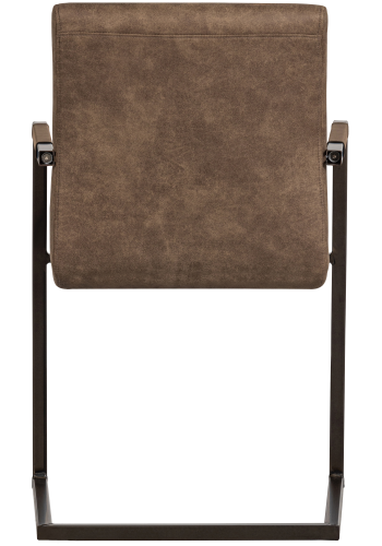 WOOOD BAS SPISESTOL I SKINNLOOK TAUPE