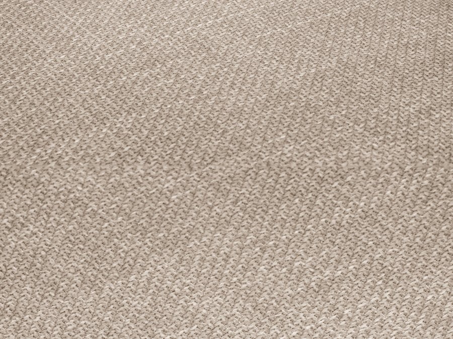 MICADONI Ruby sofa, 2 seter - beige stoff og sort plast