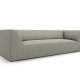 MICADONI Ruby sofa, 3 seter - gr kordflyel og sort plast