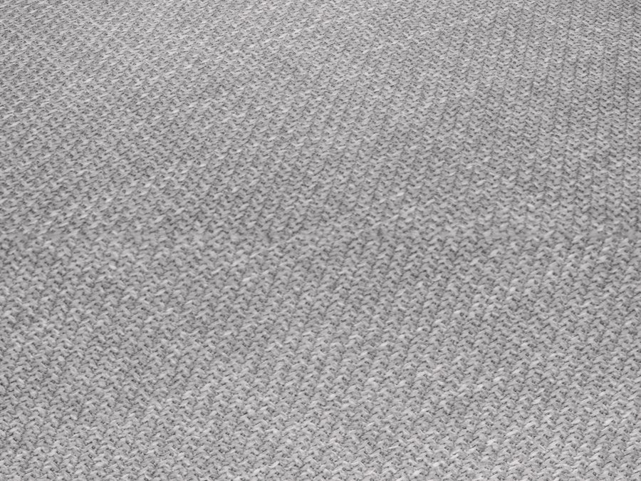 MICADONI Ruby sofa, 3 seter - grtt stoff og sort plast