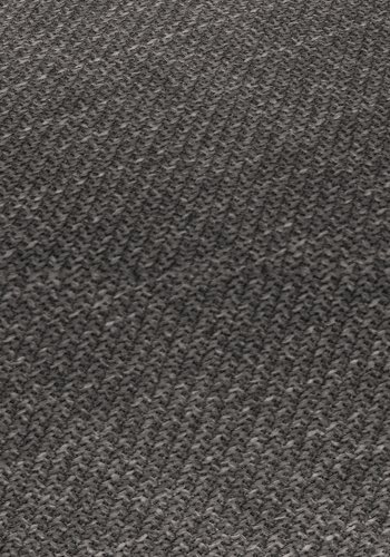 MICADONI Ruby sofa, 3 seter - grtt stoff og sort plast