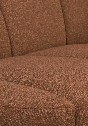 WOOOD Mojo 2-pers. bnk element, hjre - rustbrun meleret boucl