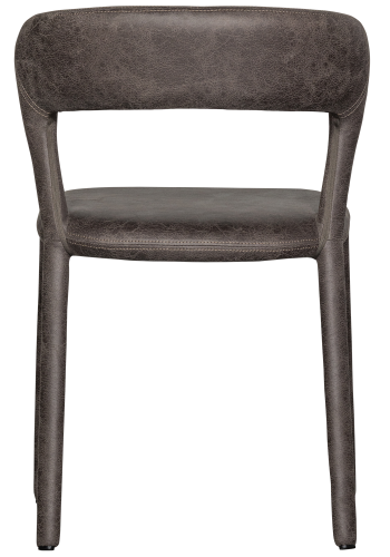 WOOOD NOBLE SPISESTOL I SKINNUTSEENDE SVART/GR