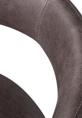 WOOOD NOBLE SPISESTOL I SKINNUTSEENDE SVART/GR