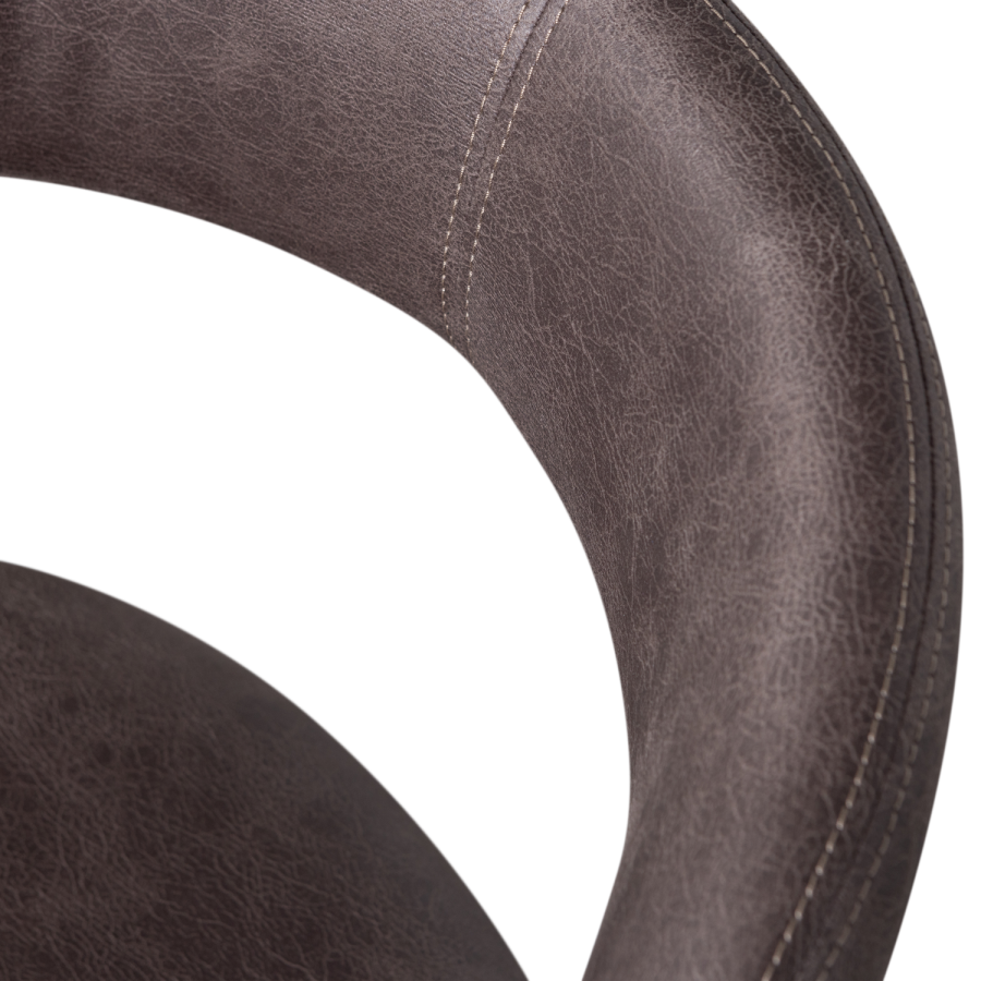 WOOOD NOBLE SPISESTOL I SKINNUTSEENDE SVART/GR