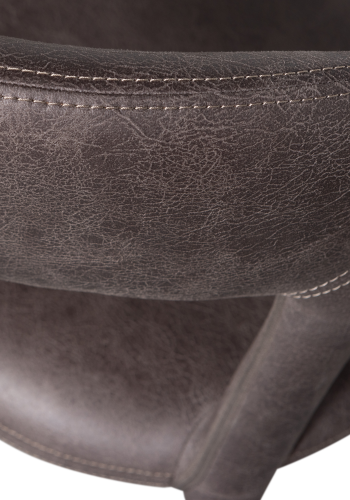 WOOOD NOBLE SPISESTOL I SKINNUTSEENDE SVART/GR