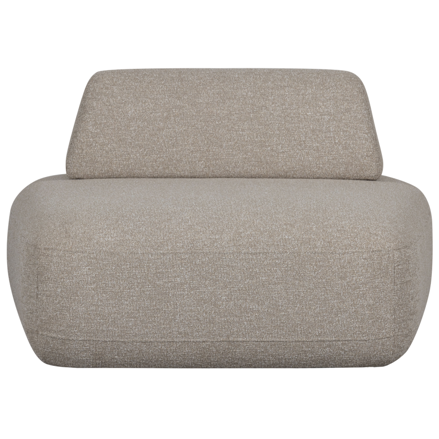 WOOOD STERCK LNESTOL MED BESKYTTELSESRIGT RYG NATURLIG