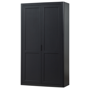 WOOOD GUNNAR OPBEVARINGSSKAB I FYRRETR MAT SORT [fsc]