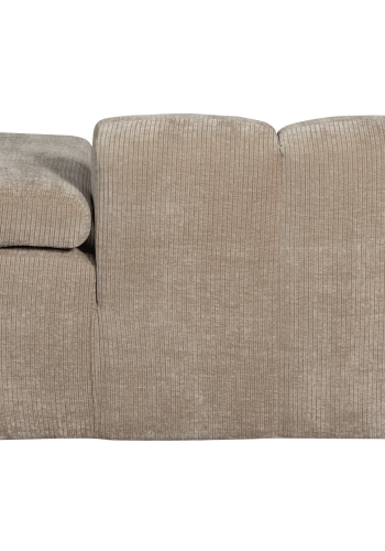 WOOOD MOJO CHAISELONG ELEMENT HJRE RIBE STOF MRK SAND