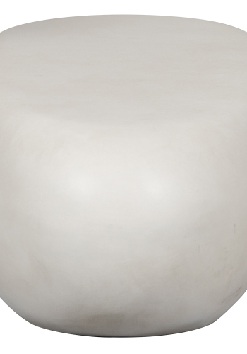 SOFFBORD I TRÄ MED STENSKIVA, VIT 28X100X43CM