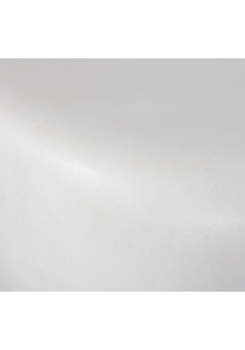 SOFFBORD I TRÄ MED STENSKIVA, VIT 28X100X43CM